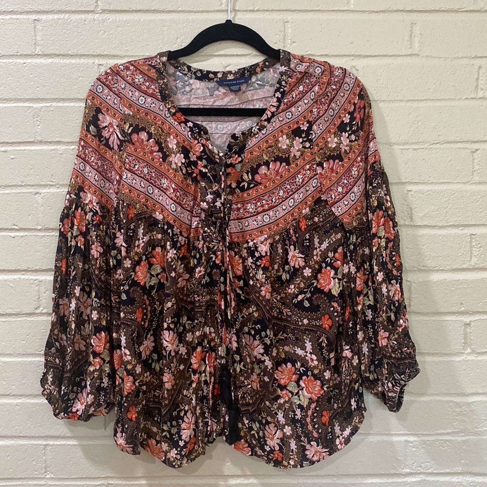 American Eagle Peasant Top - Size XS